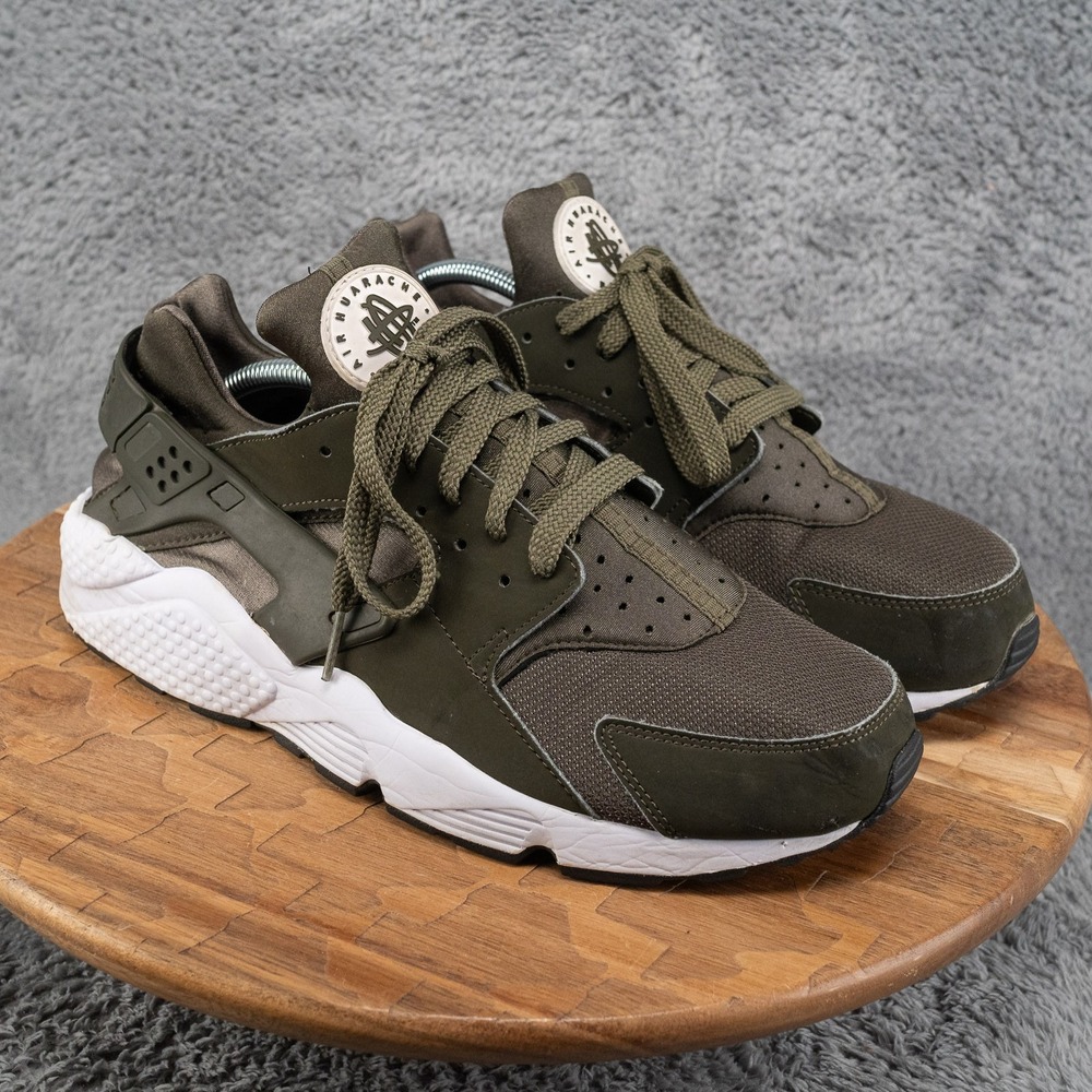 Nike Air Huarache Cargo Khaki Green Running Shoes Size 11.5